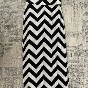 Ana Maxi Chevron Skirt